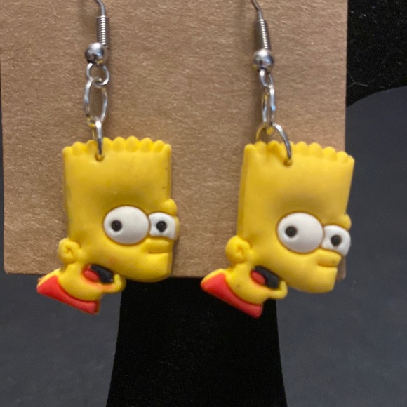 The Simpsons, BART Simpson earrings - Picture 2 of 2